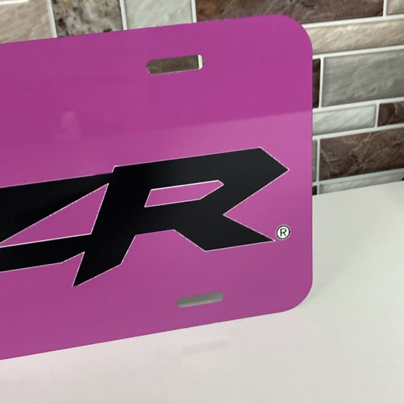 Polaris RZR Purple License Plate - Picture 4 of 5